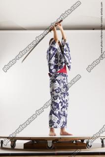 japanese woman in kimono with sword saori 03c